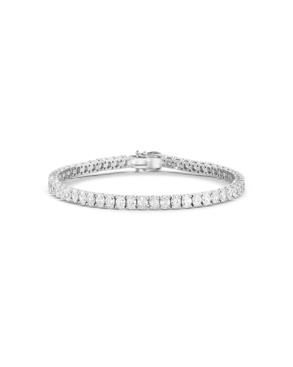 9.48ct Oval Diamond Tennis Bracelet