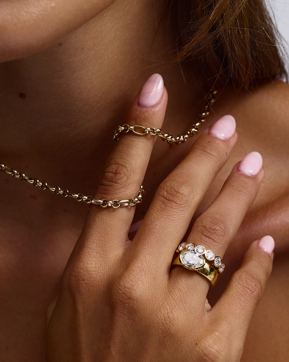 Arissa Round Bezel Diamond Ring - Image 13