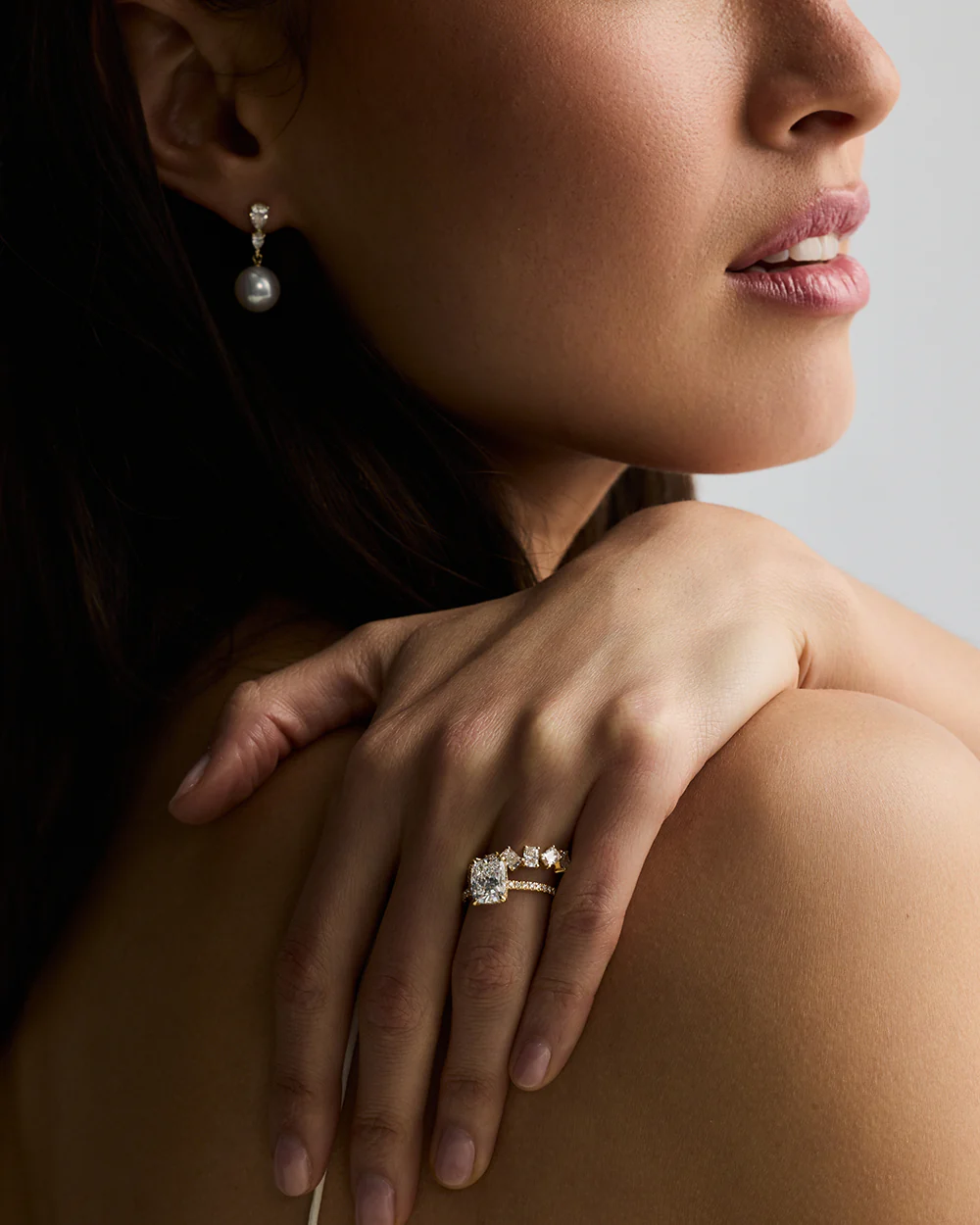 2.52ct Cushion Cut Engagement Ring with Diamond Band - Image 6