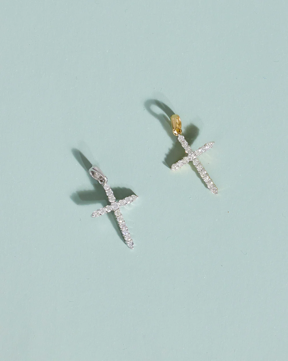 Diamond Cross Necklace - Image 5