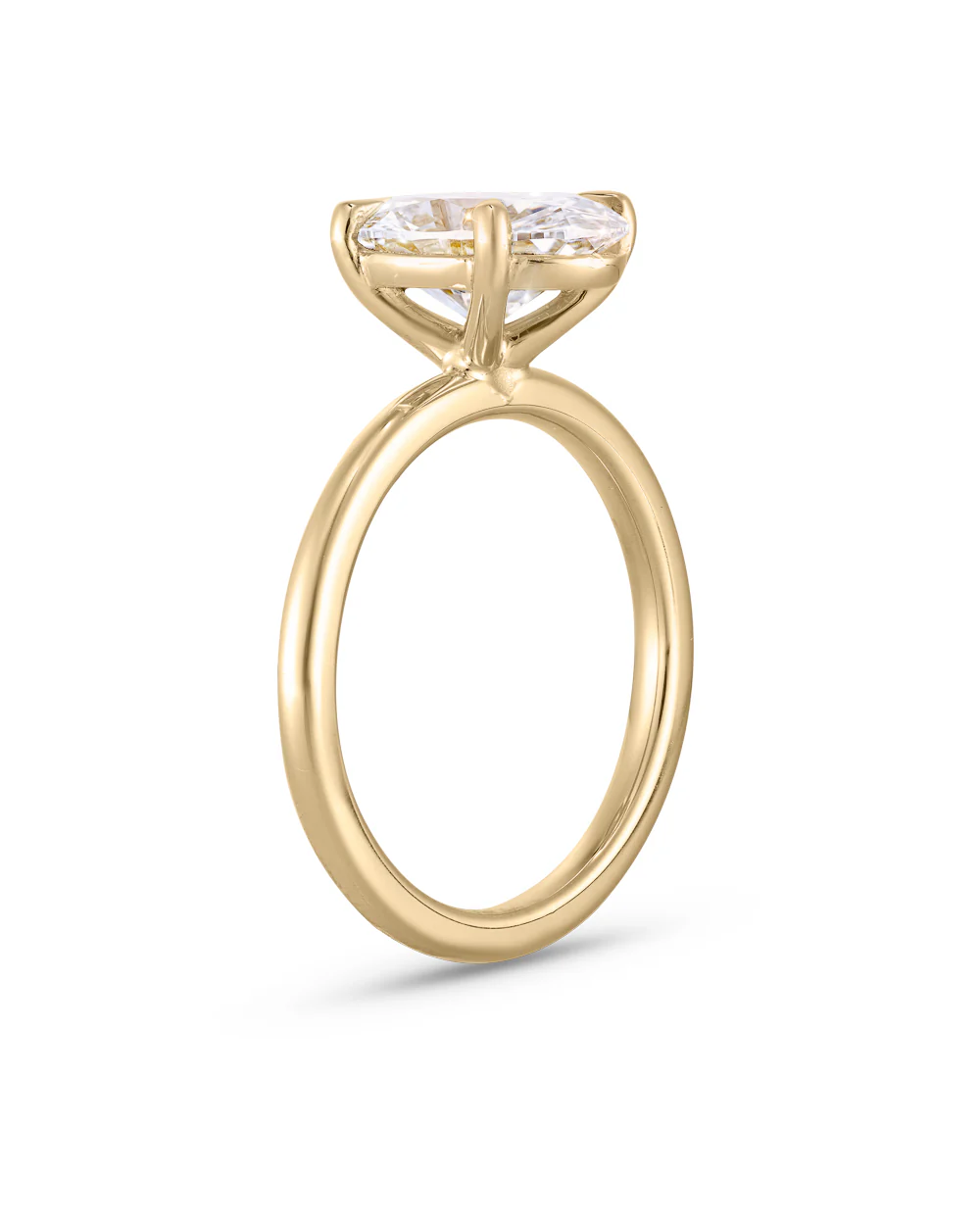 Grace 2.51ct Oval Diamond Solitaire Engagement Ring - Image 5