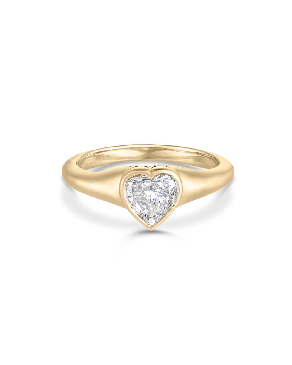 Heart Signet Pinky Ring