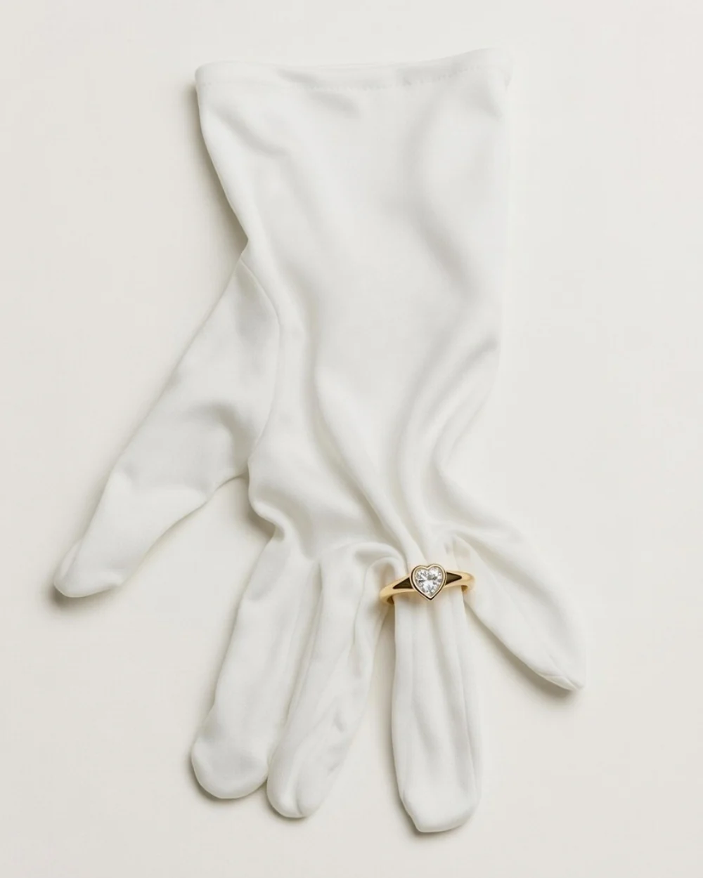 Heart Signet Pinky Ring - Image 3