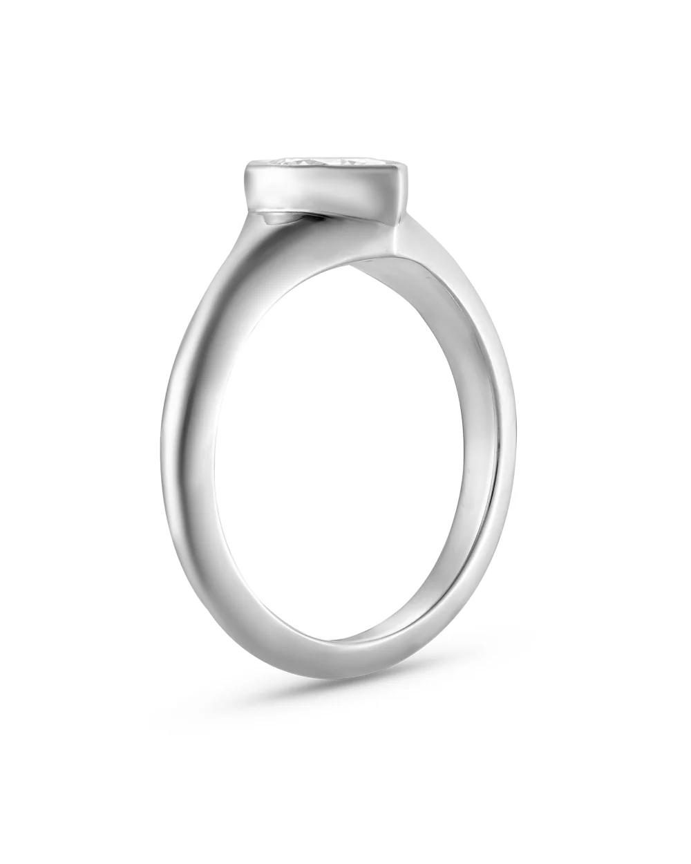 Heart Signet Pinky Ring - Image 9