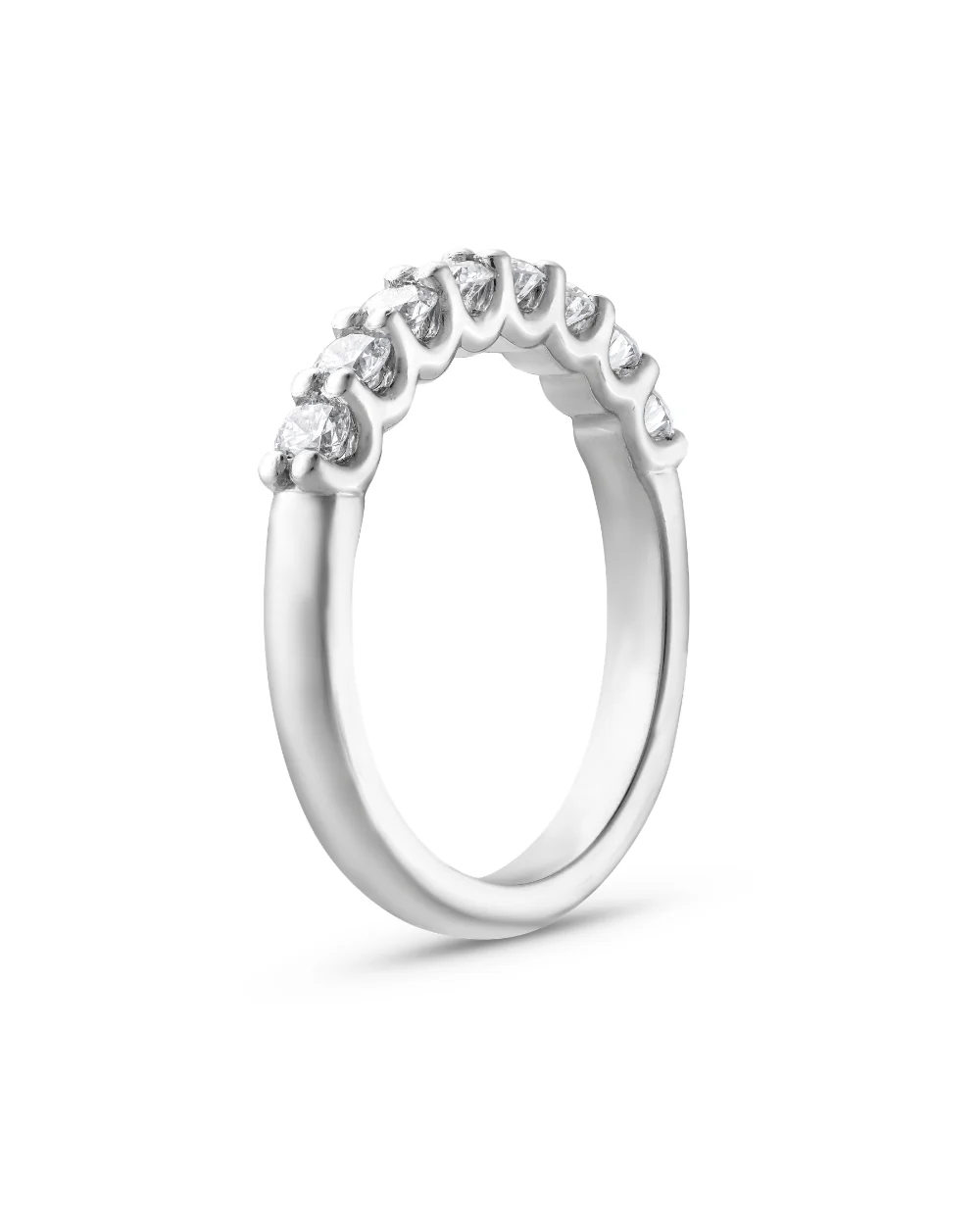 Julie Round Diamond Band - Platinum - Image 4
