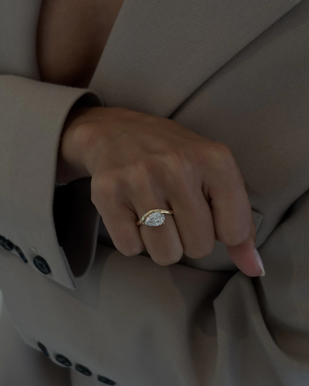 Lucie Diamond Engagement Ring - Image 2
