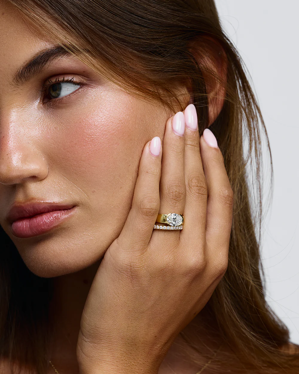 Magnolia Diamond Band Yellow Gold - Image 3