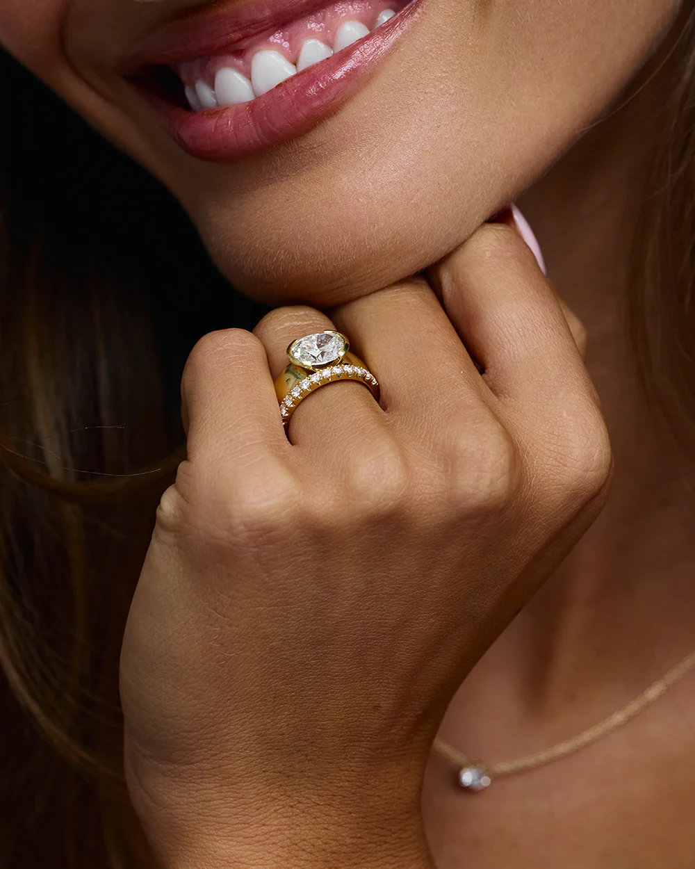 Magnolia Natural Diamond Band - Image 3