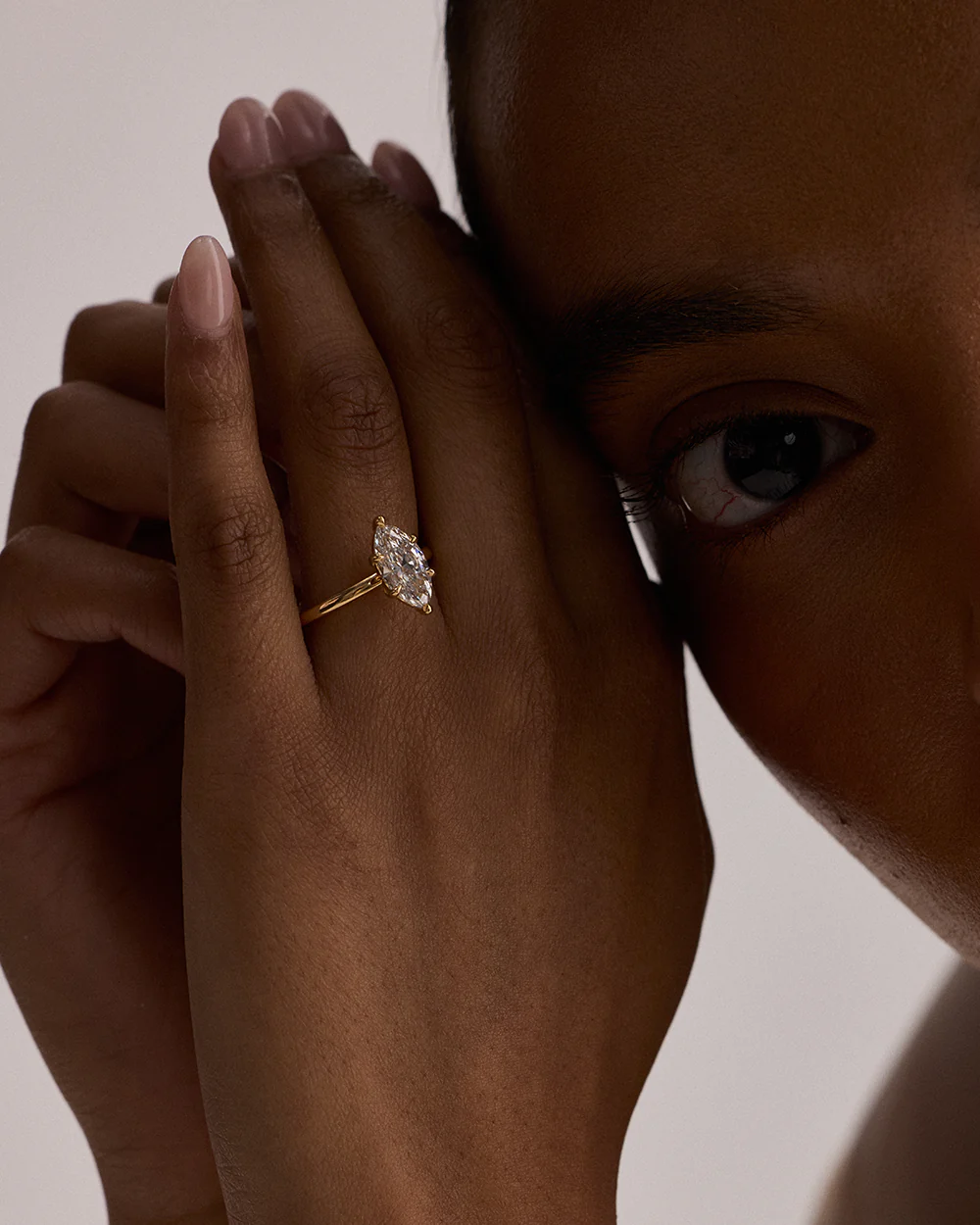 Monique 1.50ct Marquise Diamond Solitaire Engagement Ring - Image 4