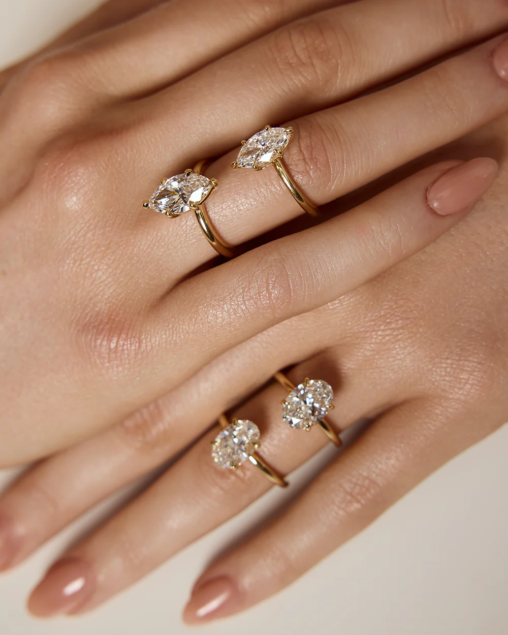 Monique 3.08ct Marquise Diamond Solitaire Engagement Ring - Image 7