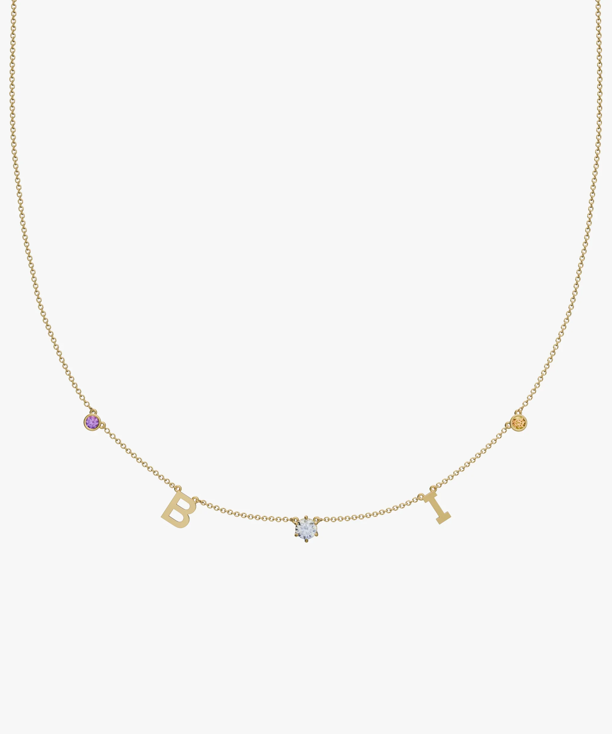 Personalised Charm Necklace