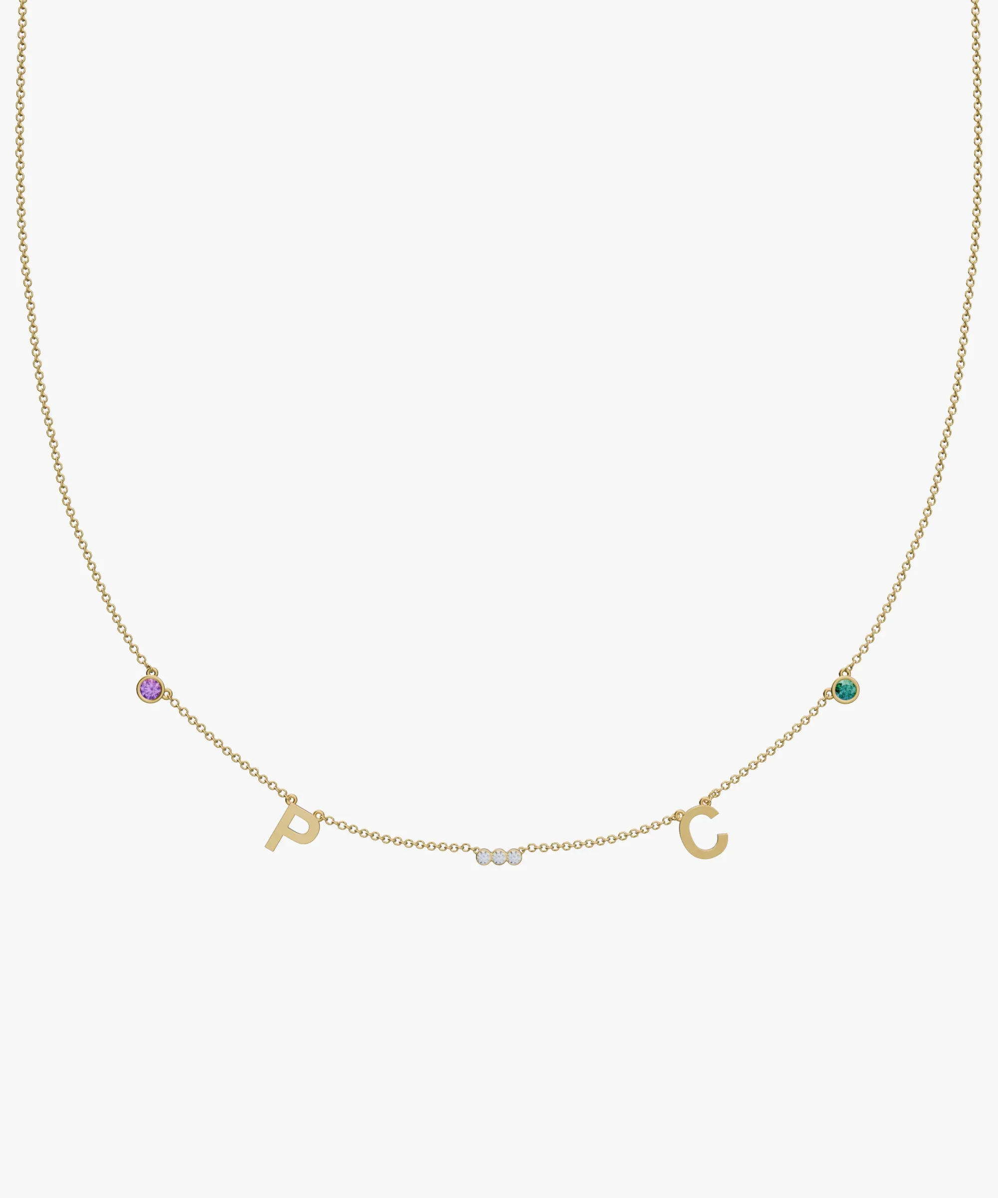 Personalised Charm Necklace