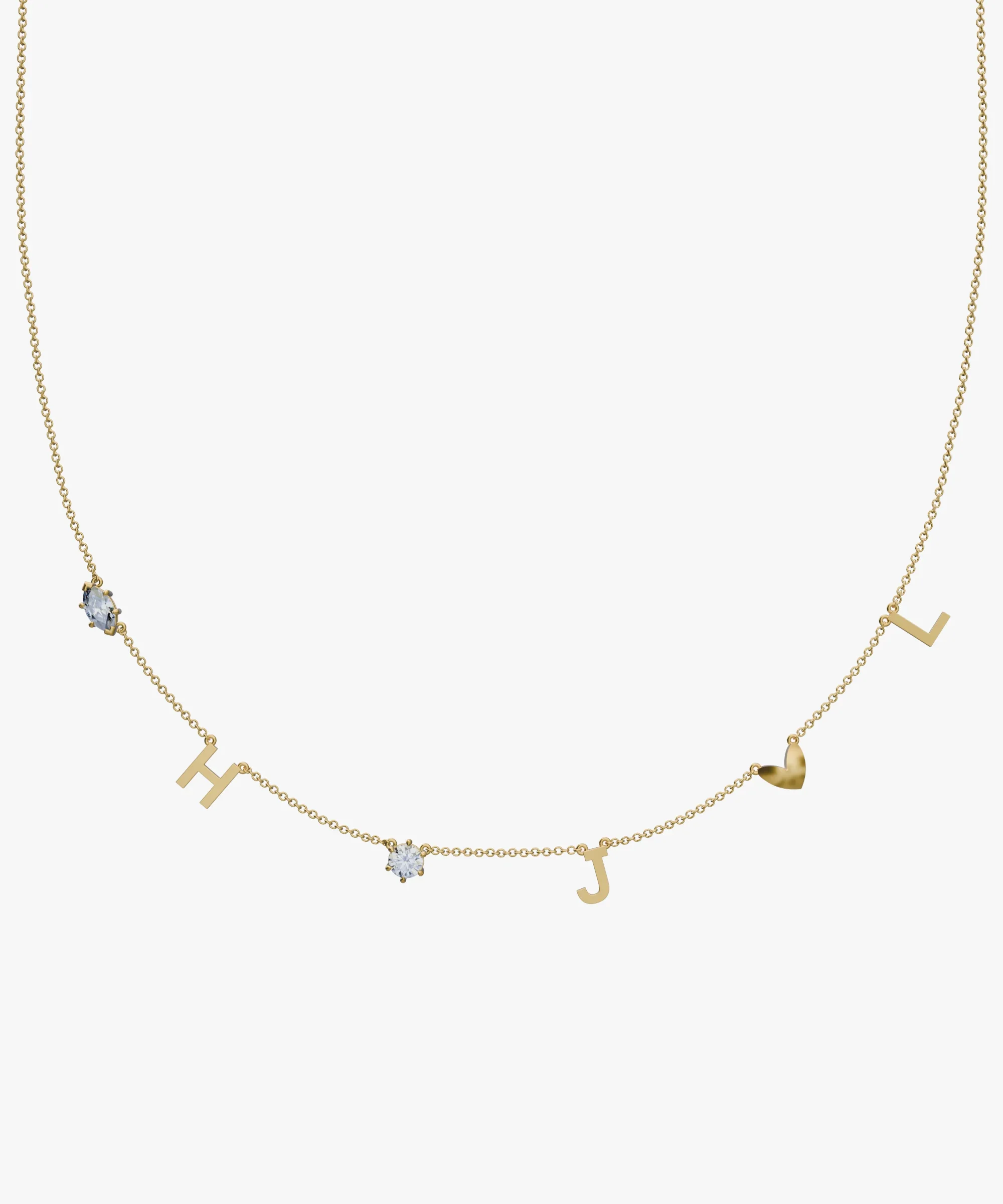 Personalised Charm Necklace