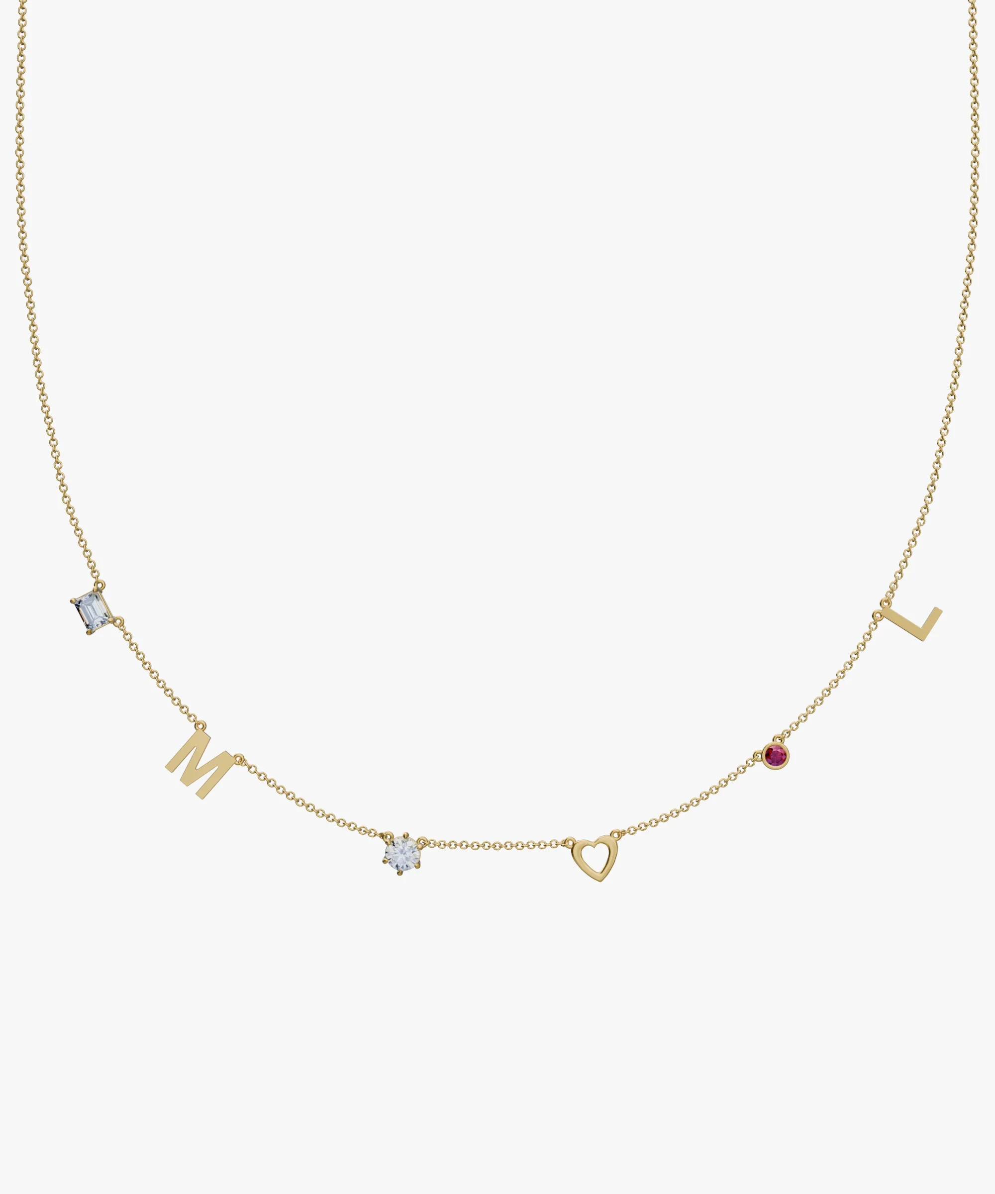 Personalised Charm Necklace