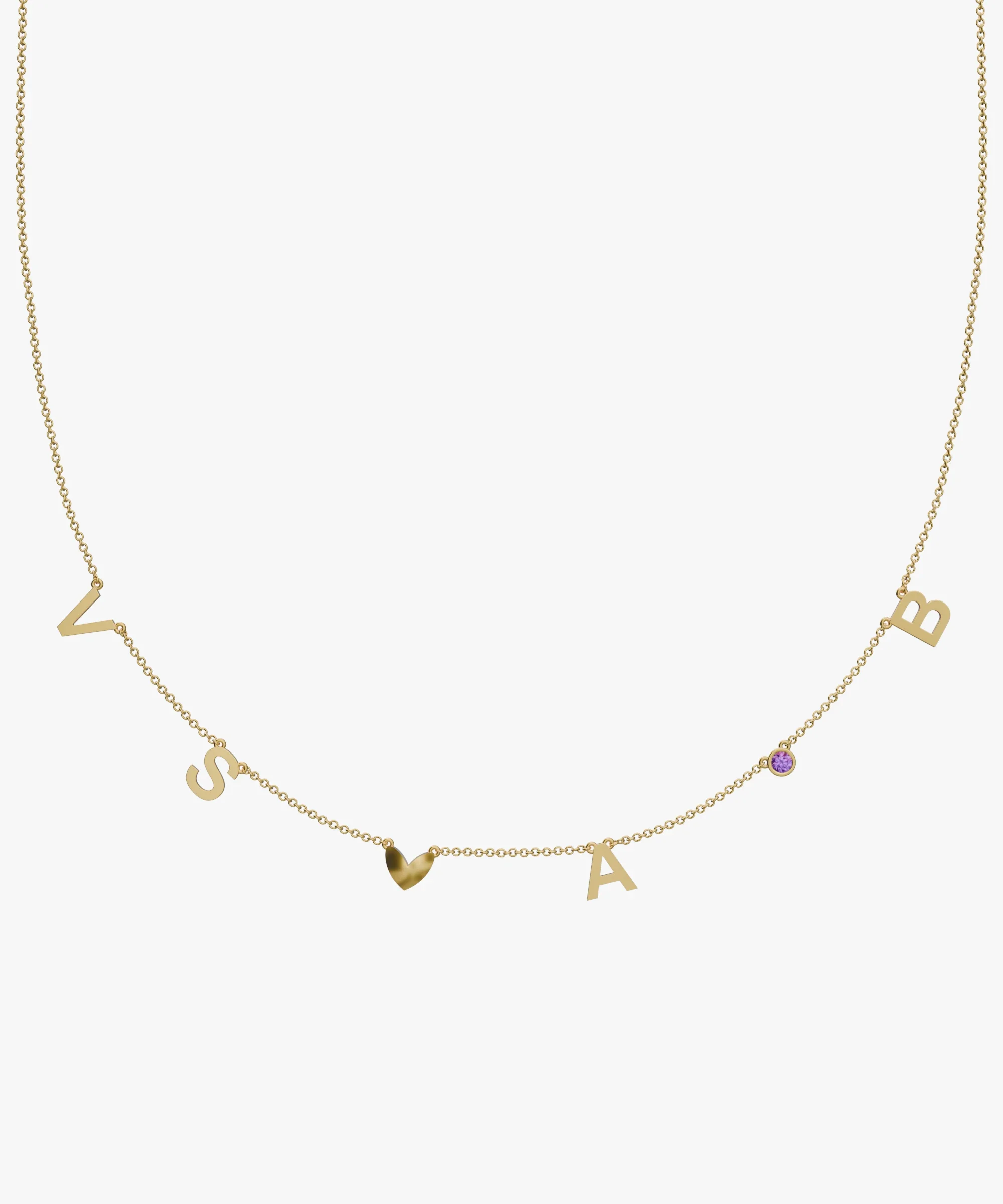 Personalised Charm Necklace
