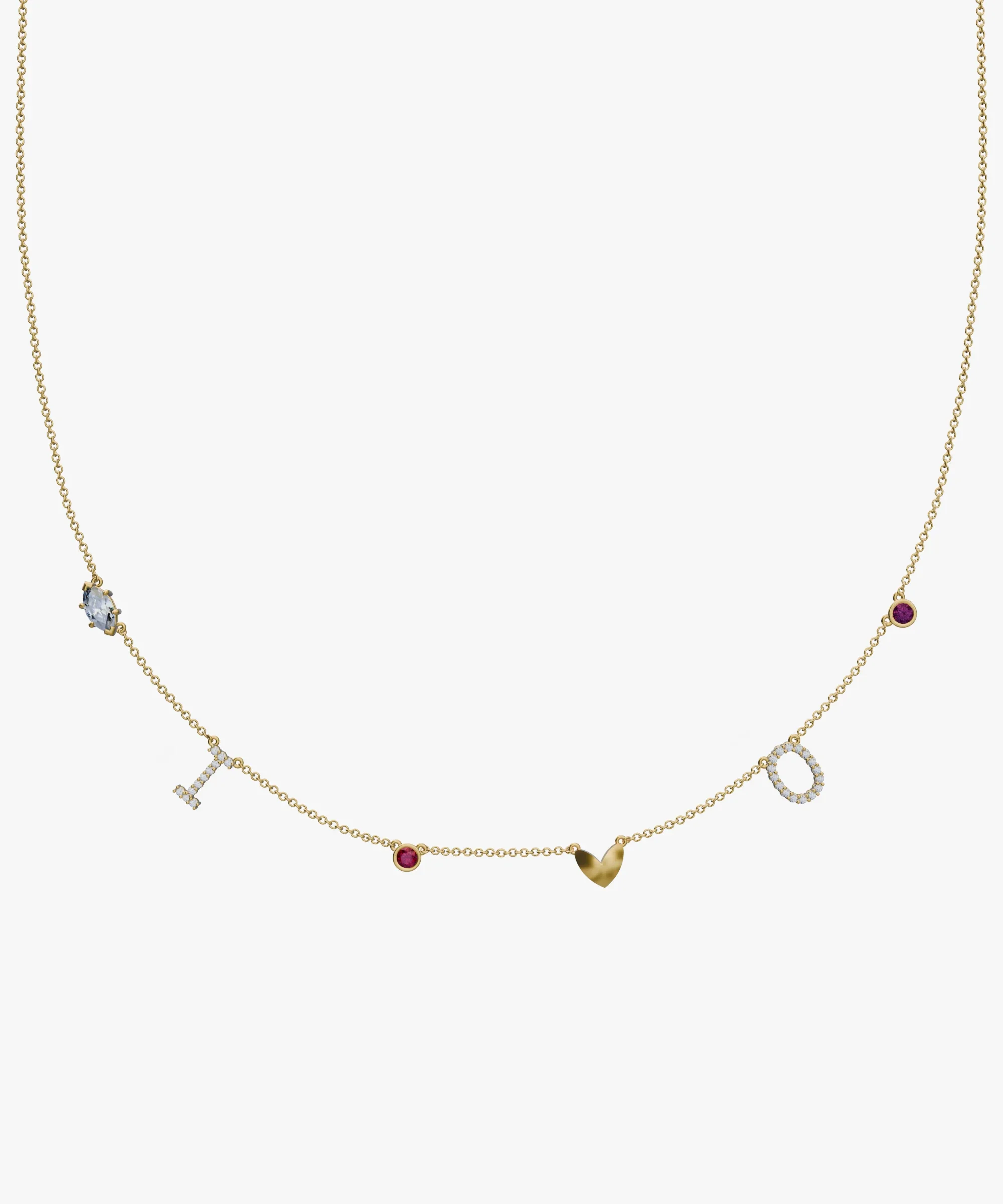 Personalised Charm Necklace