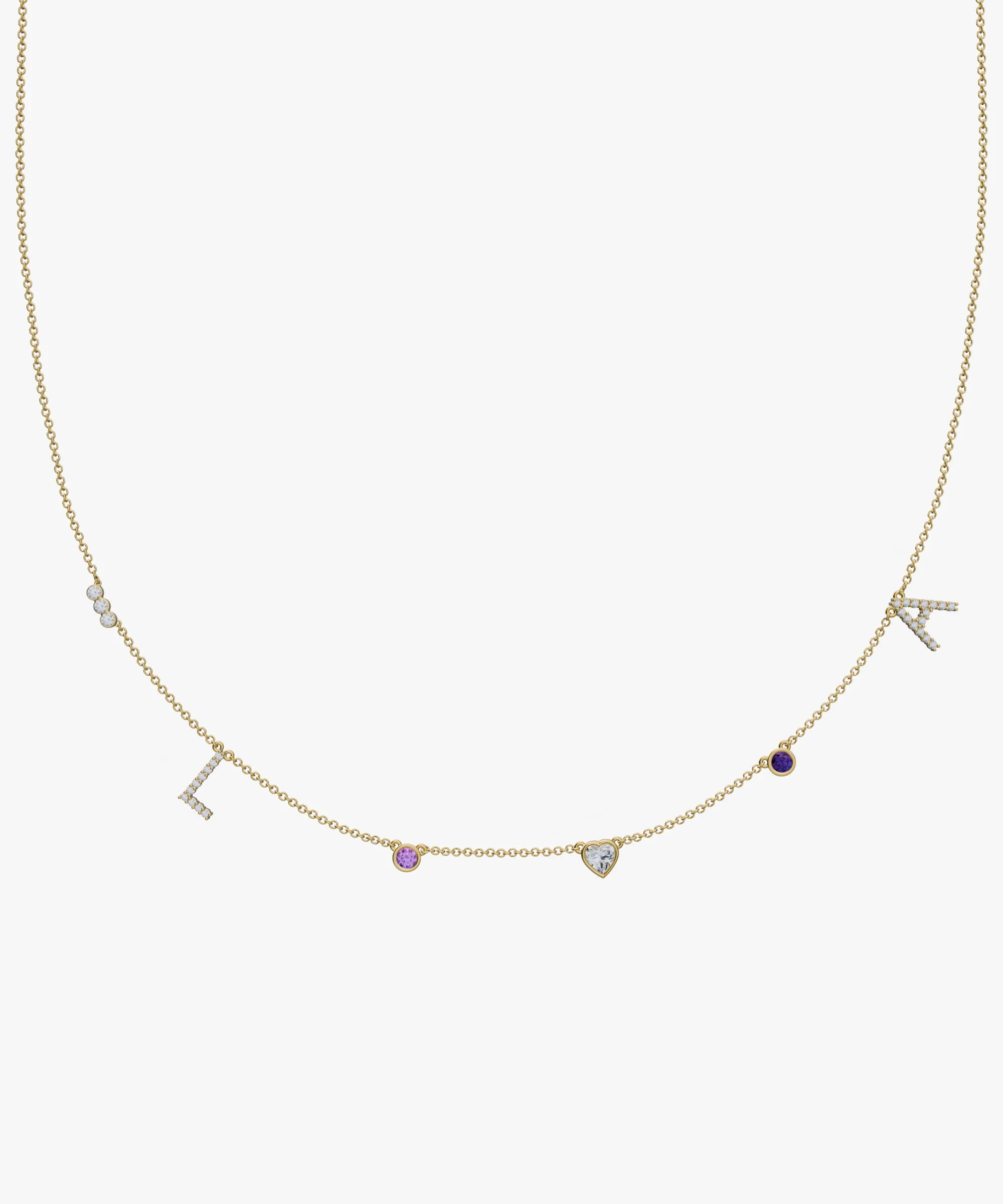 Personalised Charm Necklace