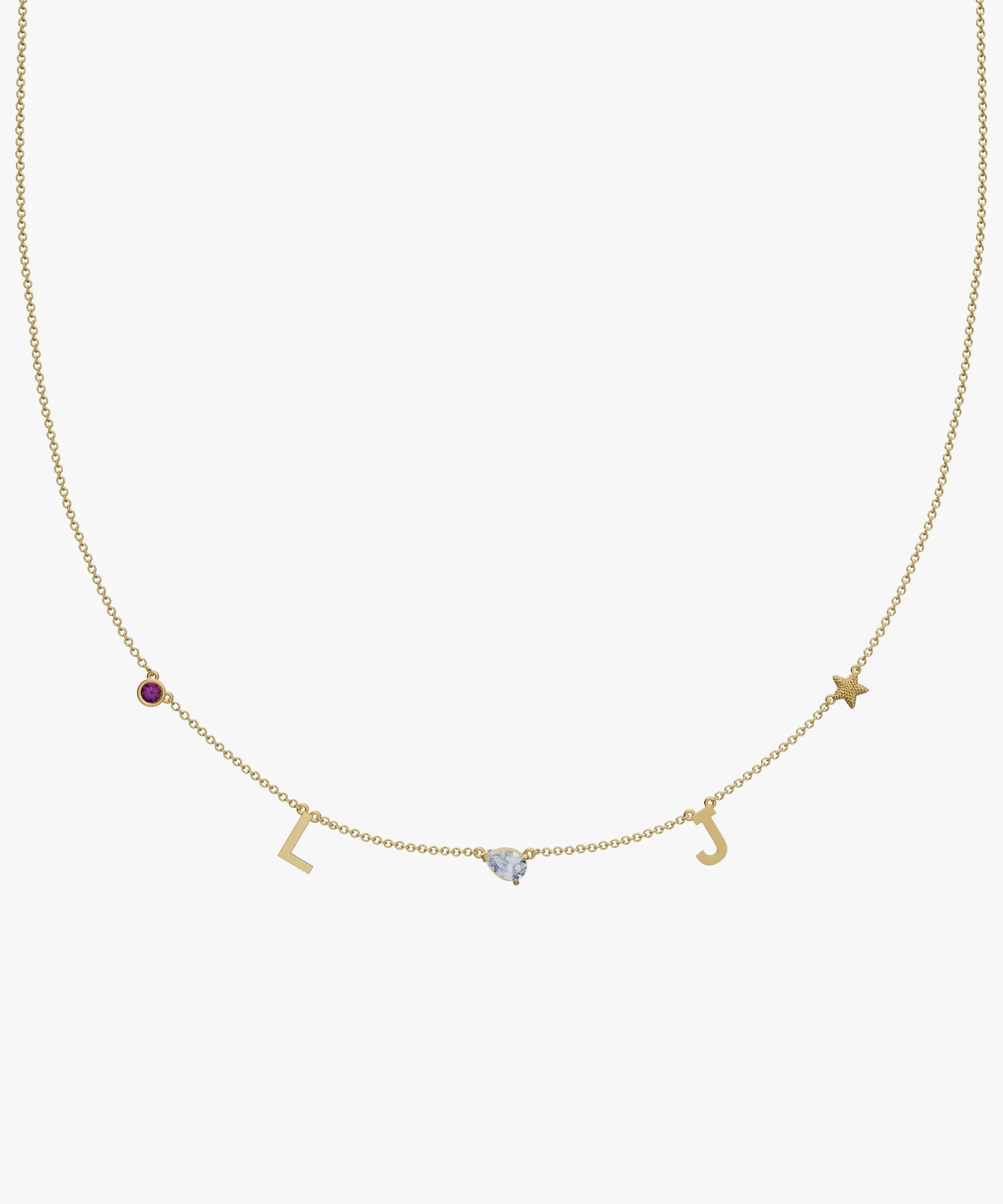 Personalised Charm Necklace