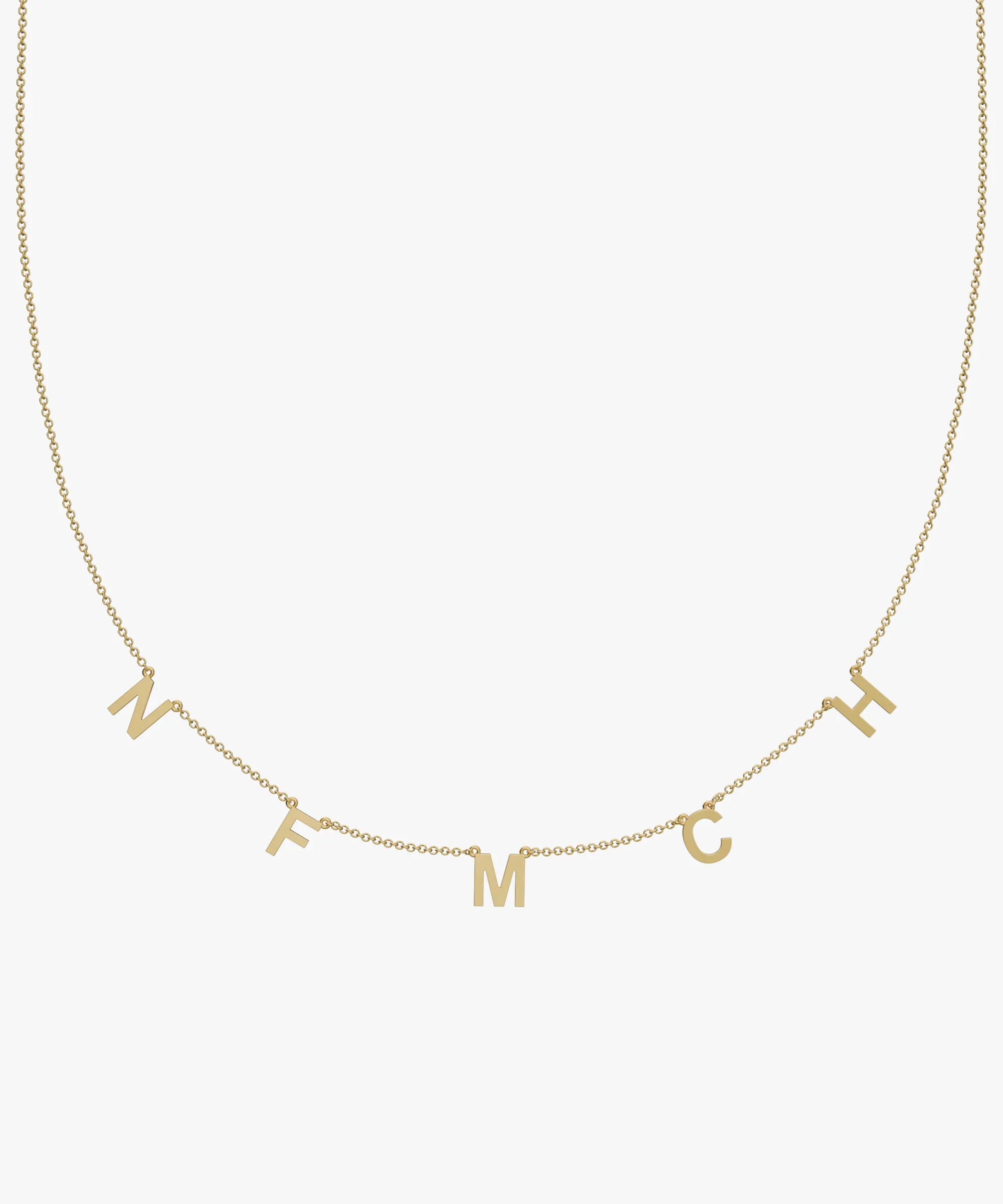 Personalised Charm Necklace