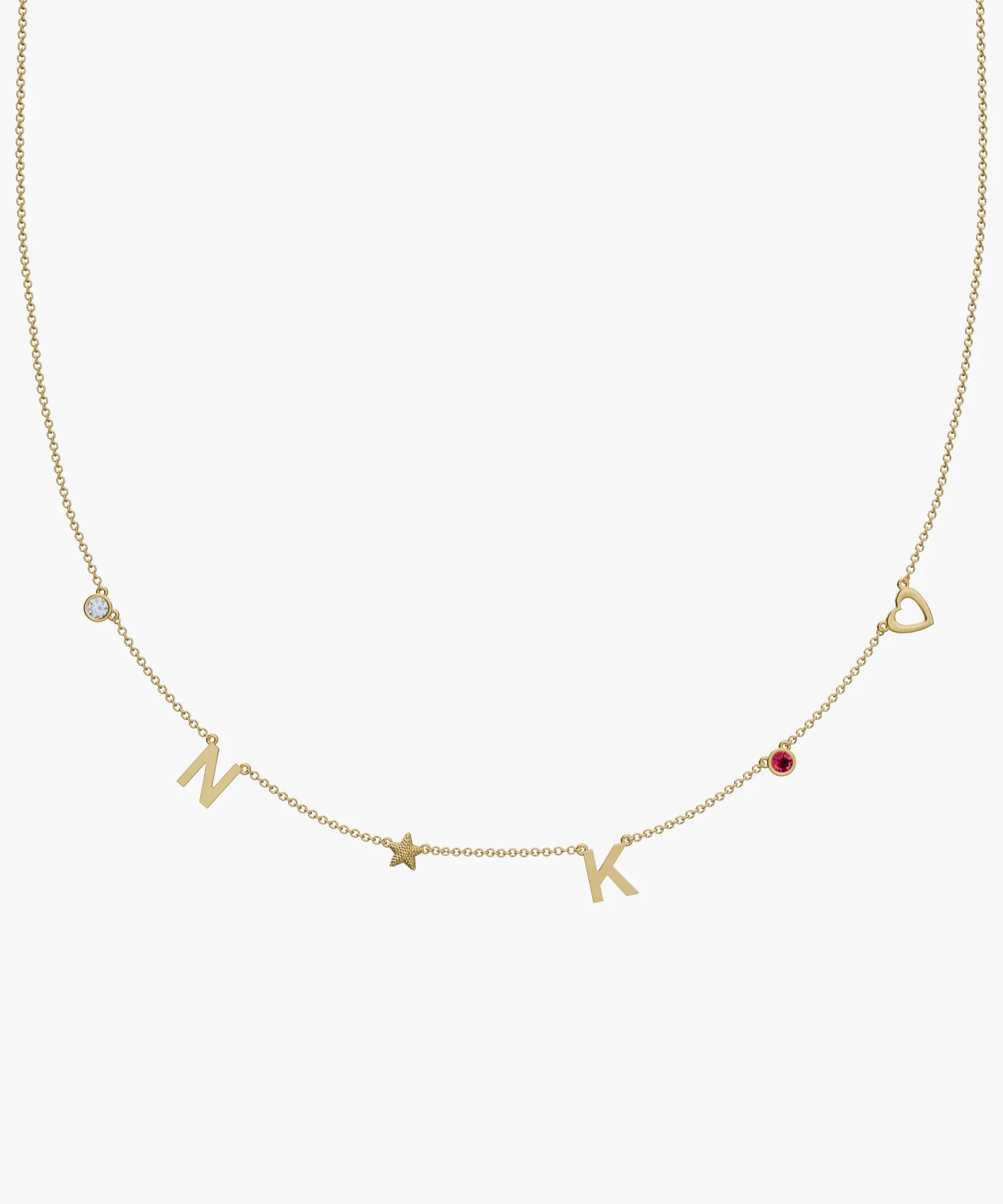 Personalised Charm Necklace