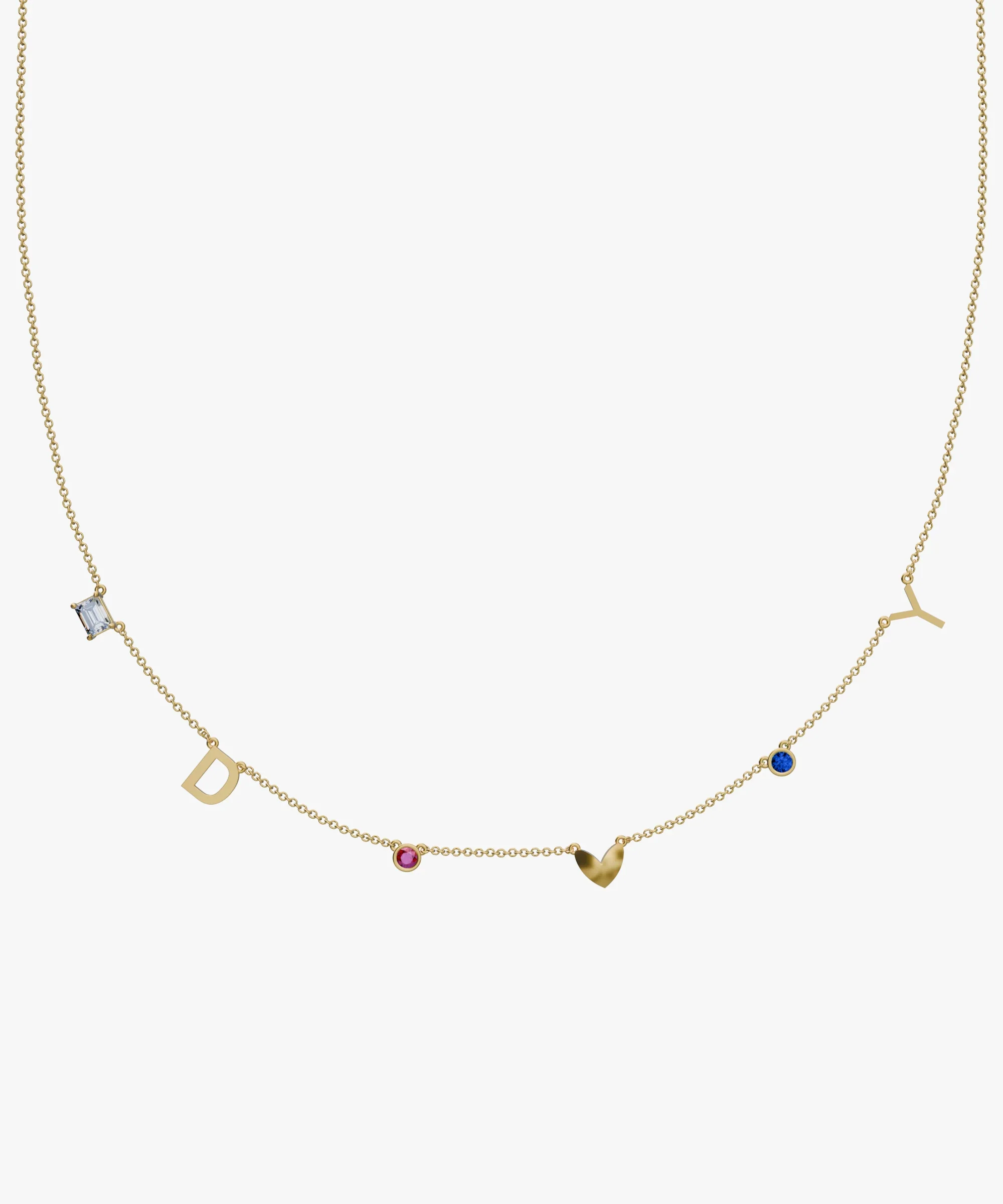 Personalised Charm Necklace