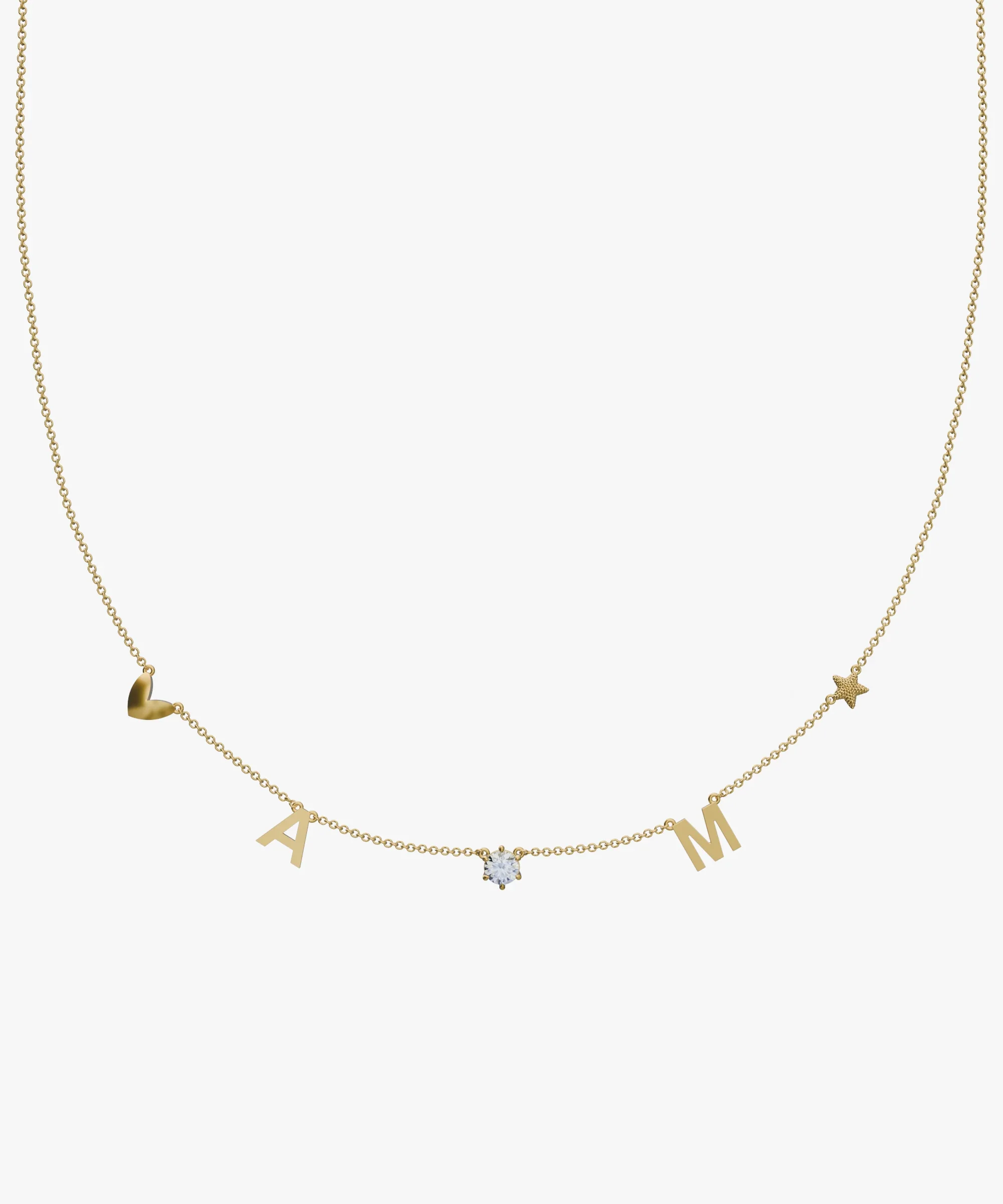 Personalised Charm Necklace