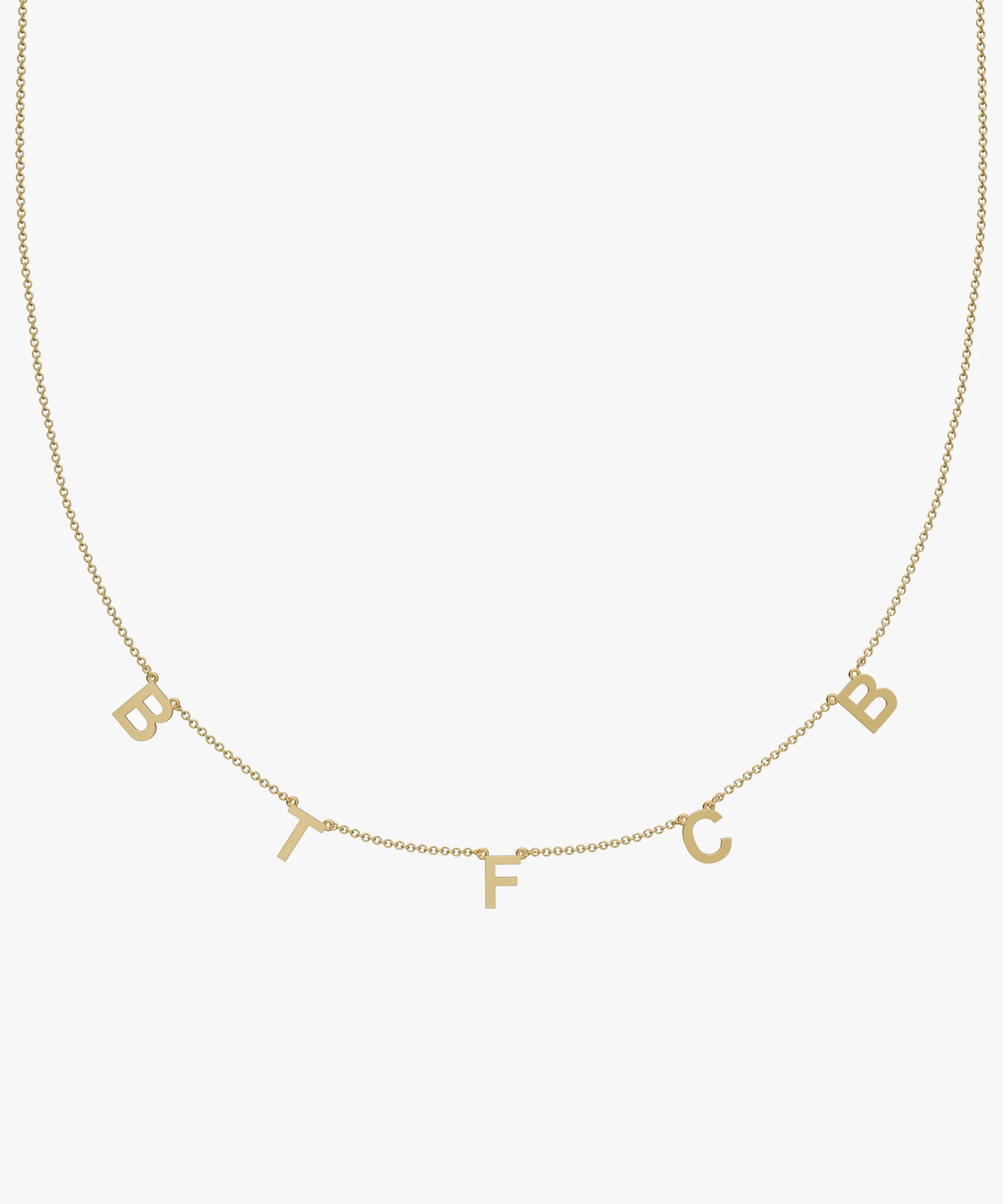 Personalised Charm Necklace