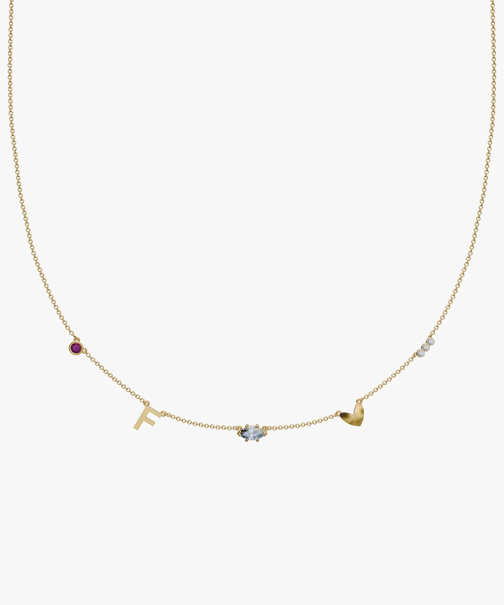 Personalised Charm Necklace