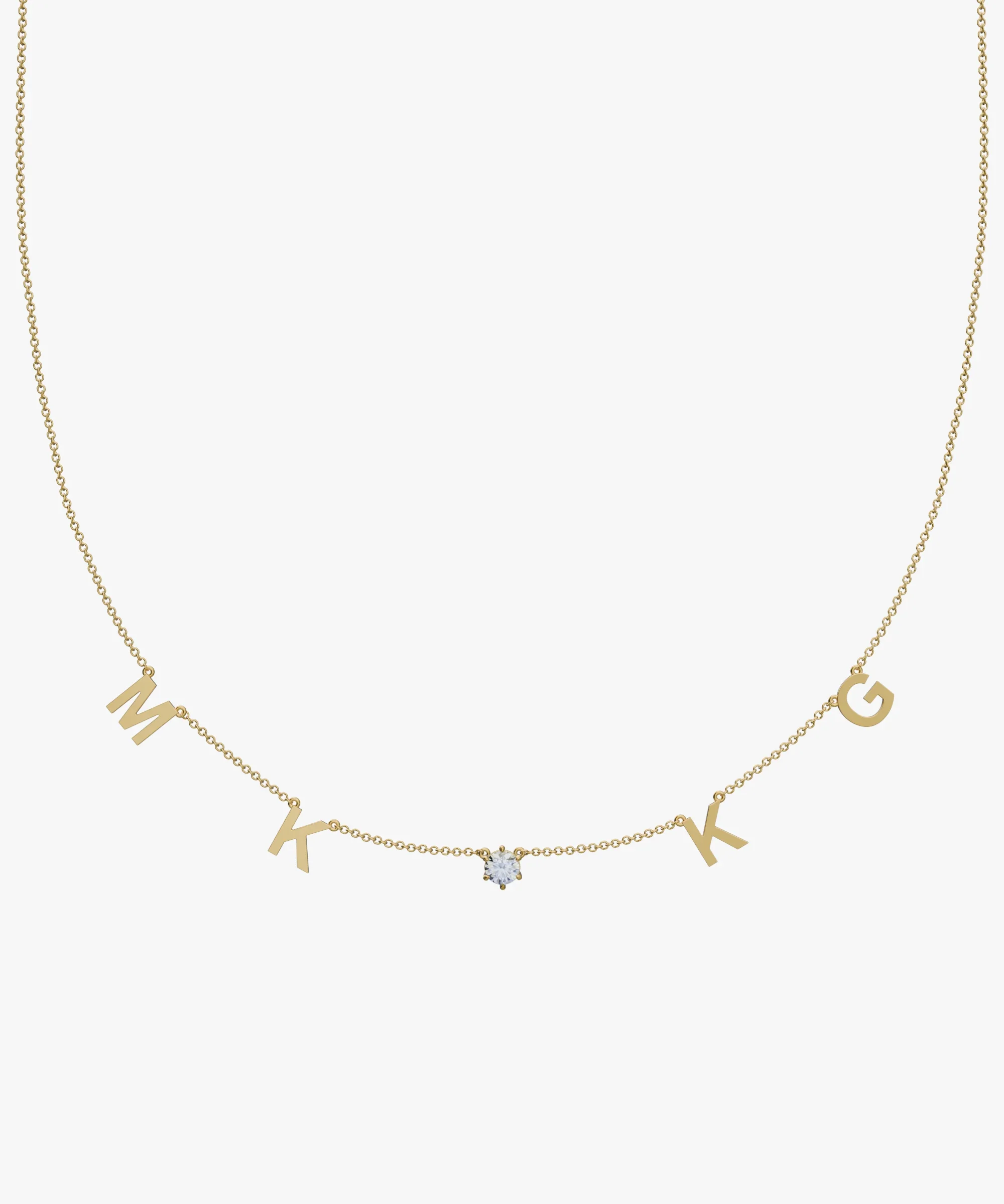Personalised Charm Necklace
