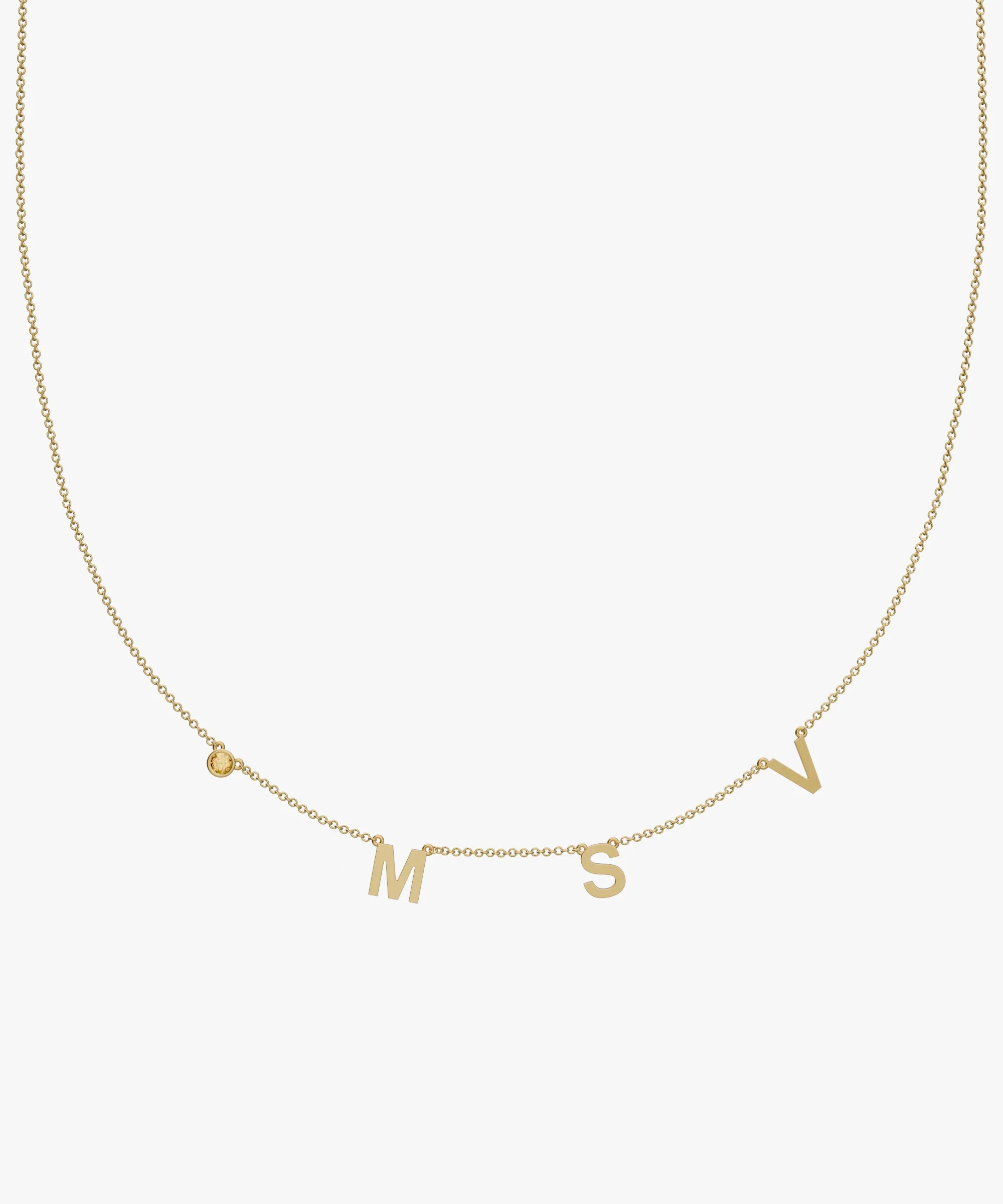 Personalised Charm Necklace