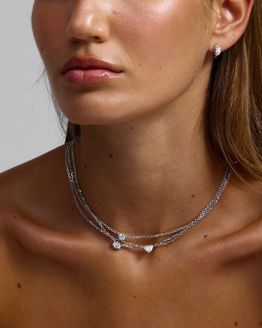 Sloane Heart Diamond Necklace - Image 10