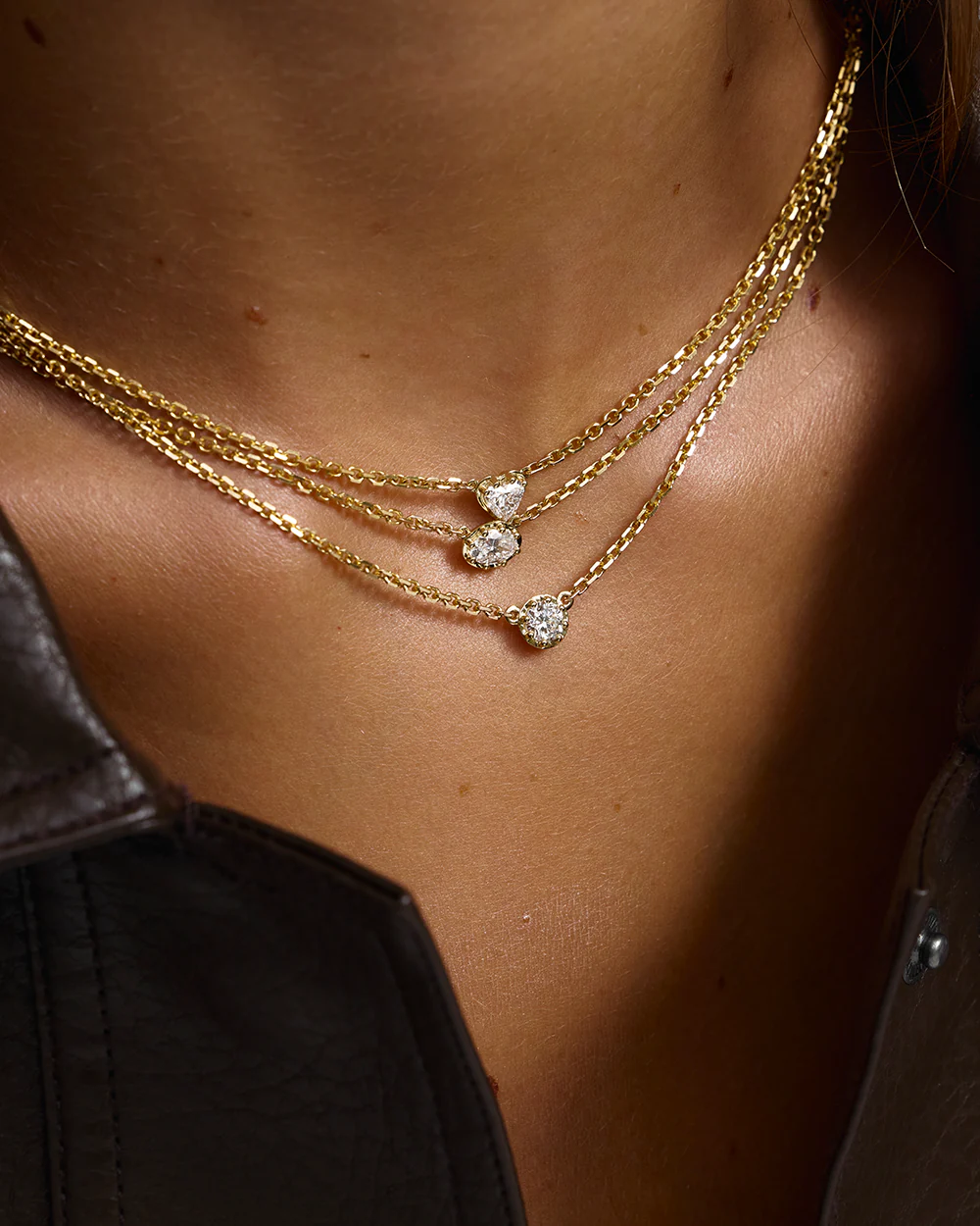 Sloane Heart Diamond Necklace - Image 12