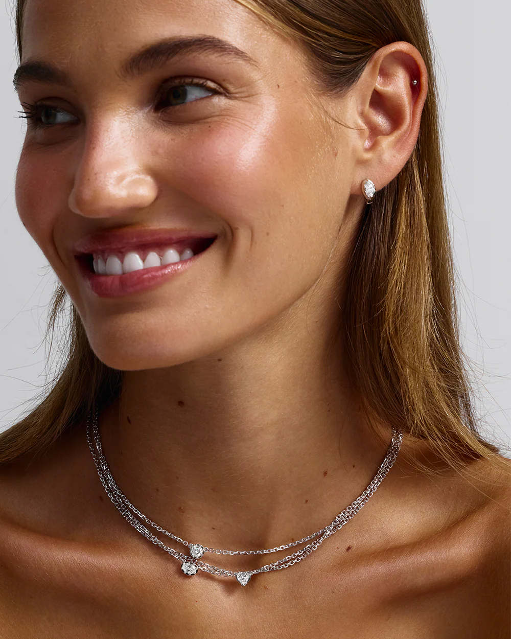 Sloane Heart Diamond Necklace - Image 9