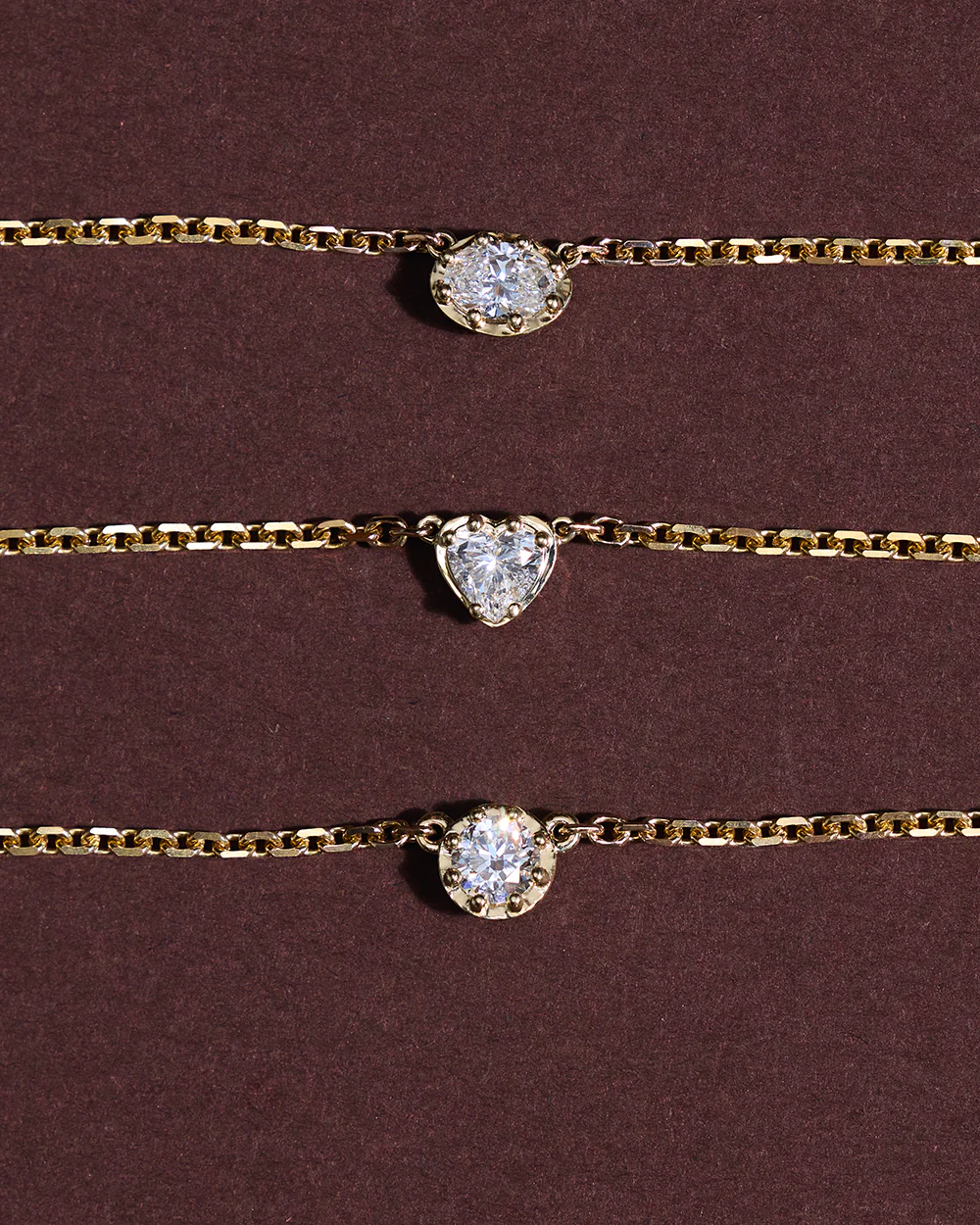 Sloane Oval Diamond Necklace - Image 17