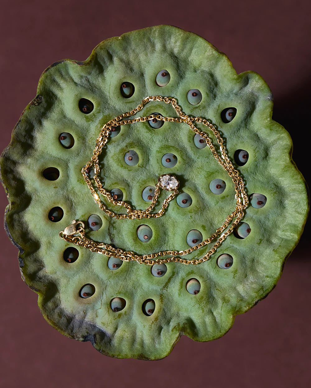 Sloane Oval Diamond Necklace - Image 9