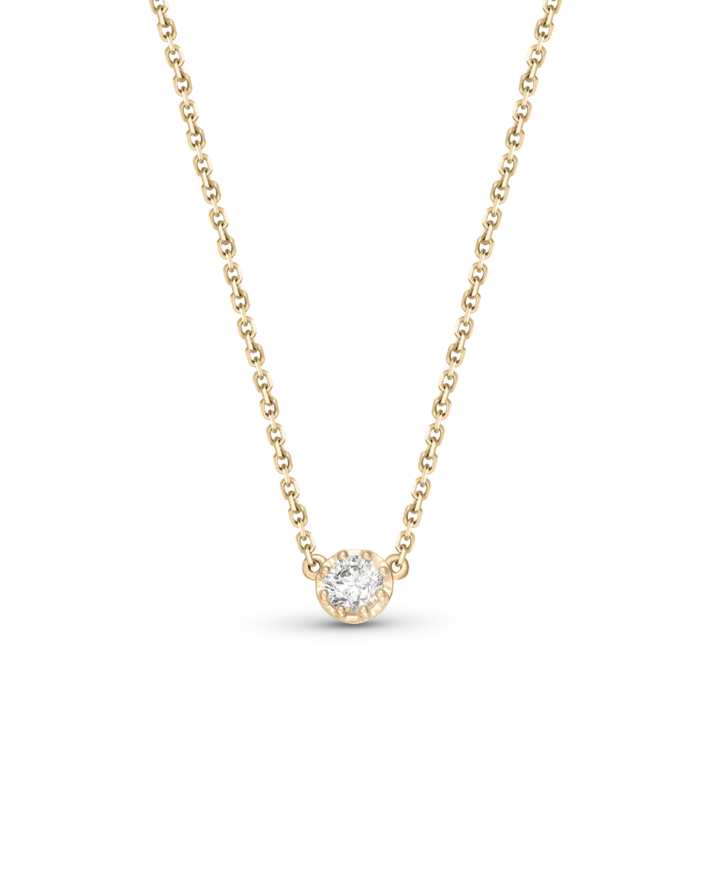 Sloane Round Diamond Necklace