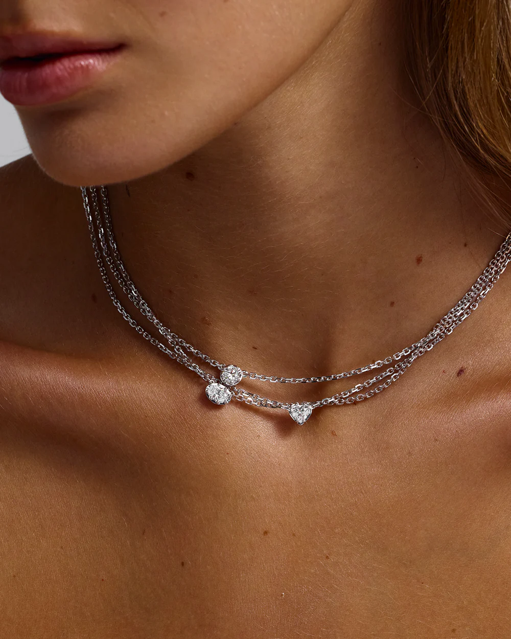 Sloane Round Diamond Necklace - Image 12