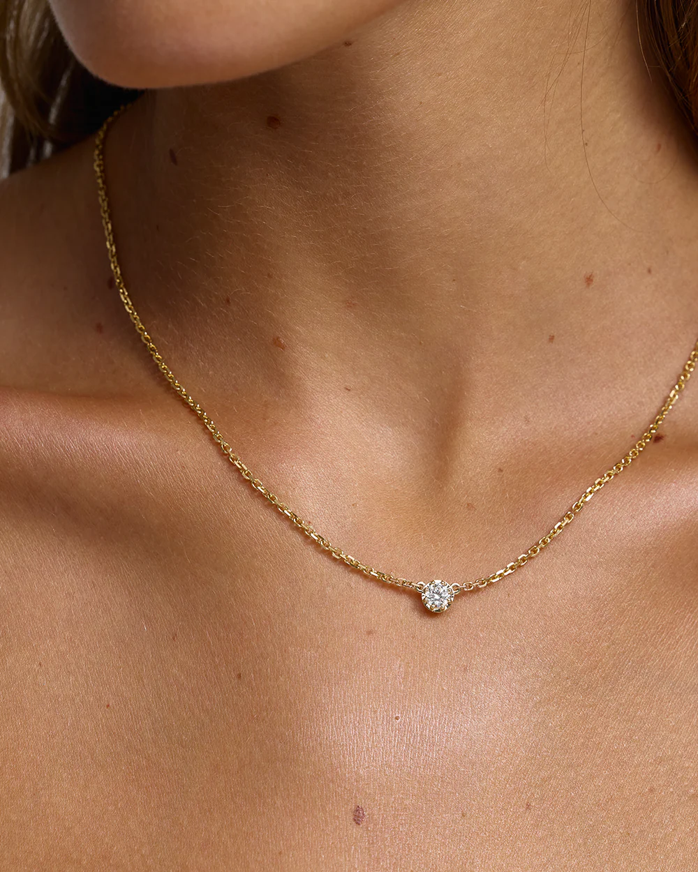 Sloane Round Diamond Necklace - Image 2