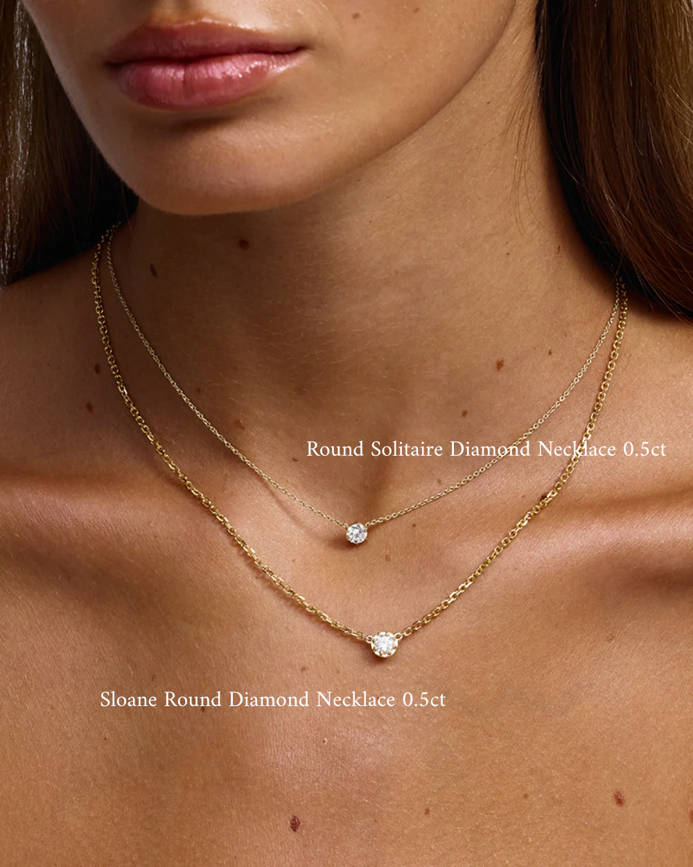 Sloane Round Diamond Necklace - Image 5