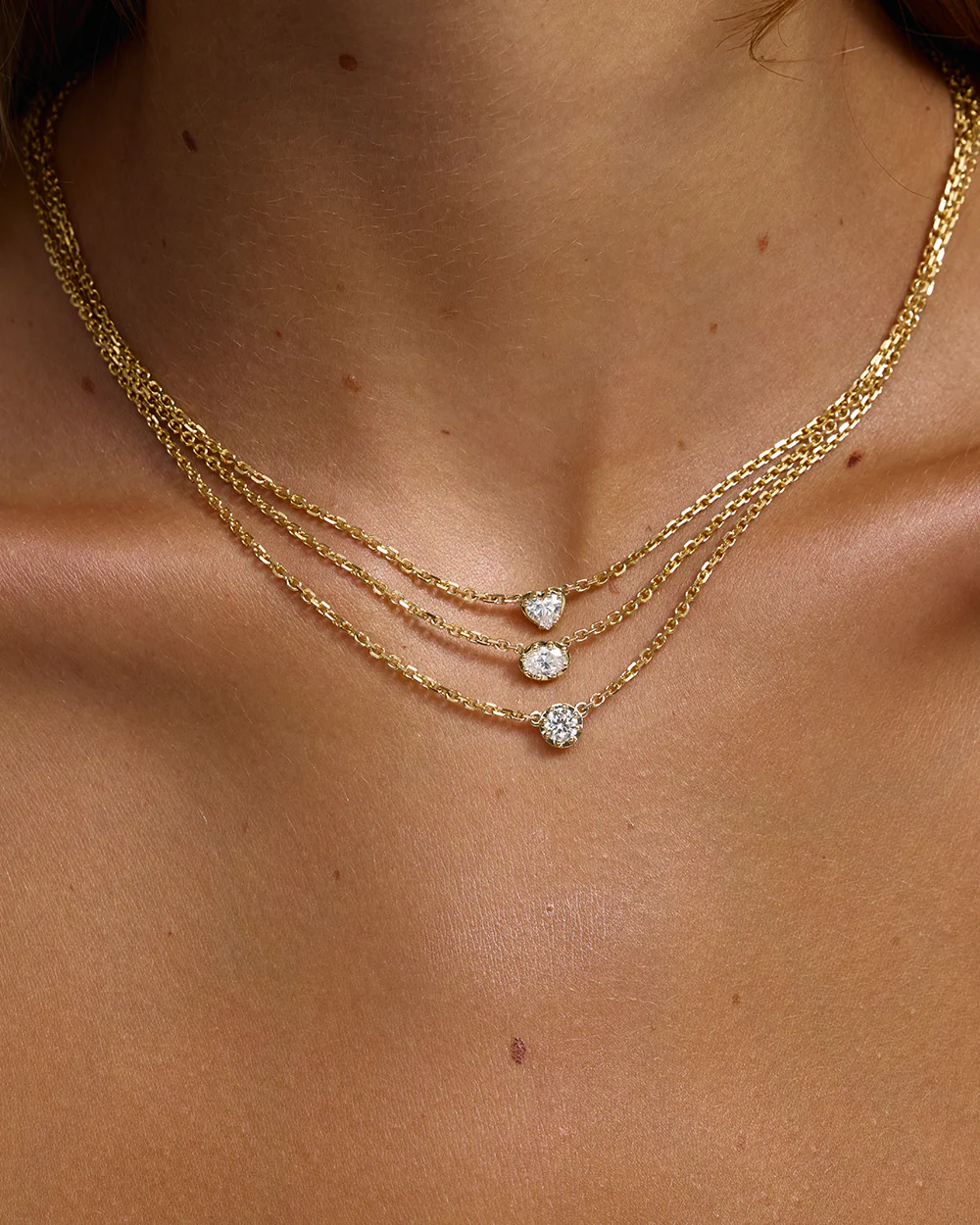 Sloane Round Diamond Necklace - Image 6